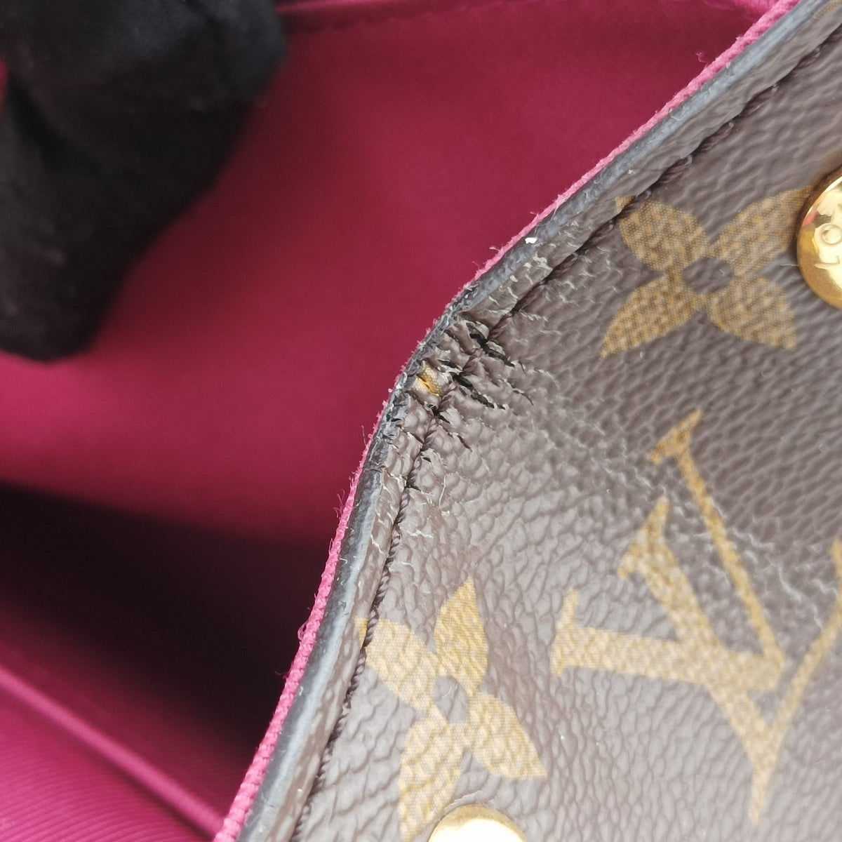 Pre-owned Louis Vuitton Cluny BB Brown Monogram canvas×calf leather M42738 shoulderbag | stylenewstar