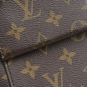 Pre-owned Louis Vuitton Cluny BB Brown Monogram canvas×calf leather M42738 shoulderbag | stylenewstar