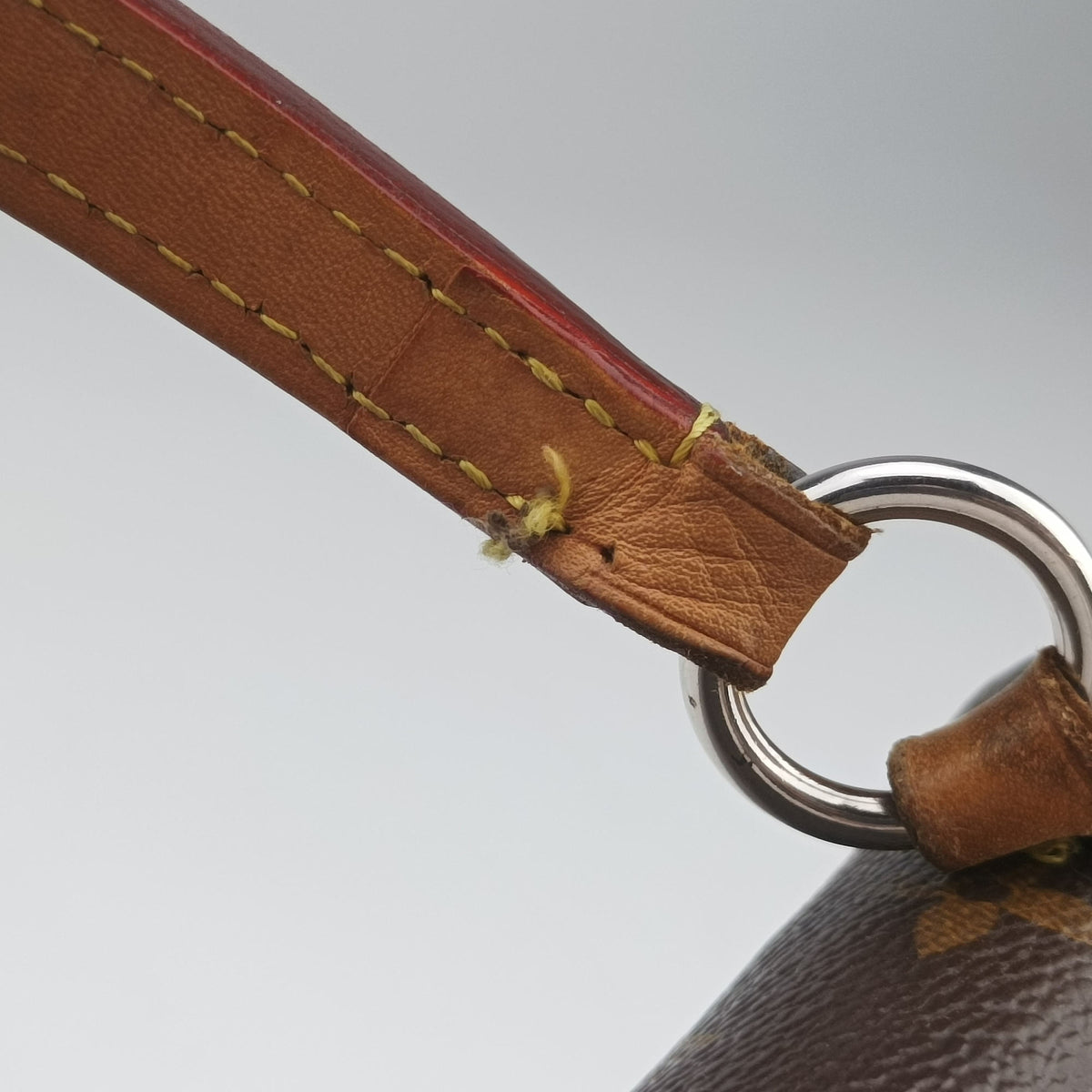 Pre-owned Louis Vuitton Cluny BB Brown Monogram canvas×calf leather M42738 shoulderbag | stylenewstar