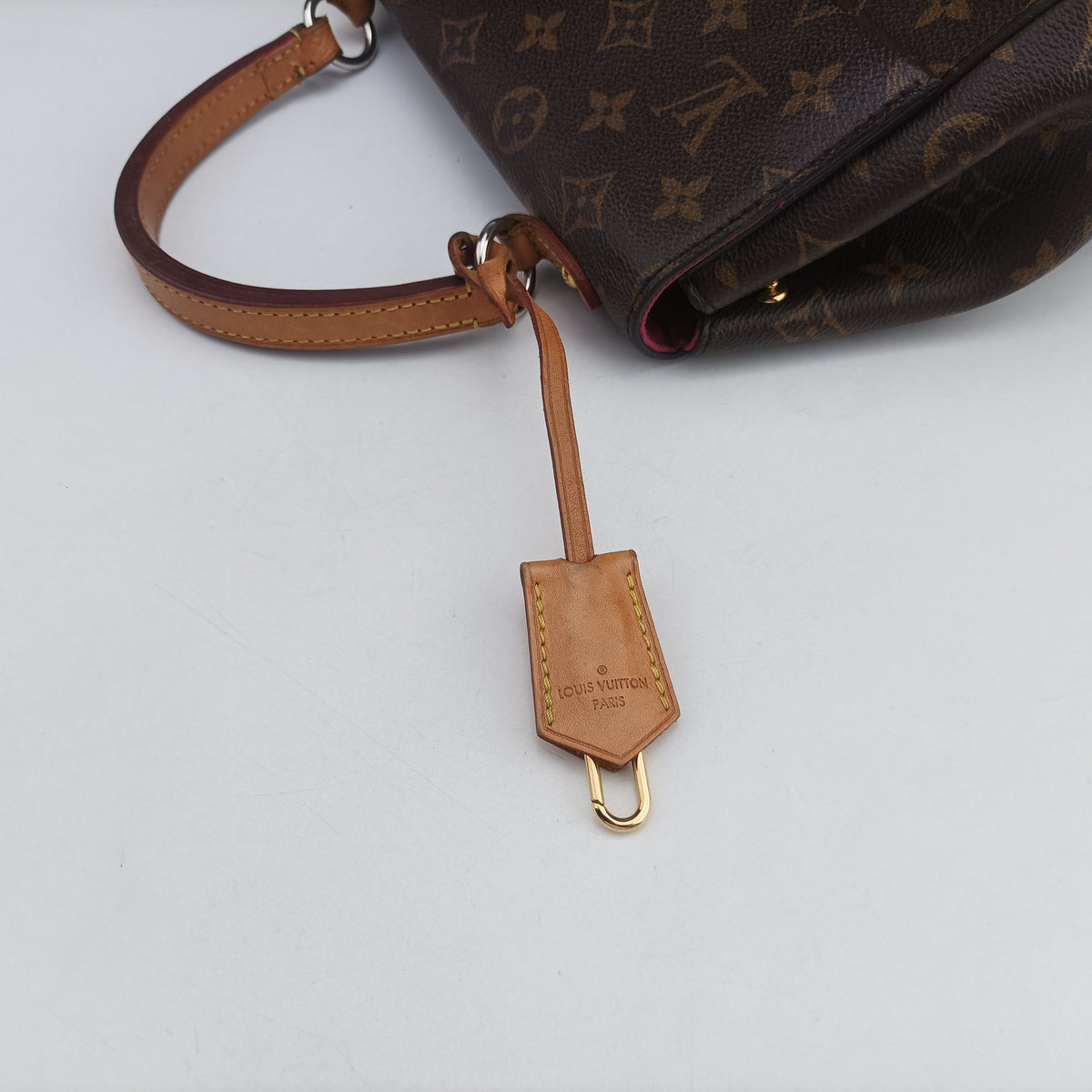 Pre-owned Louis Vuitton Cluny BB Brown Monogram canvas×calf leather M42738 shoulderbag | stylenewstar