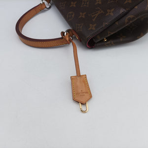 Pre-owned Louis Vuitton Cluny BB Brown Monogram canvas×calf leather M42738 shoulderbag | stylenewstar