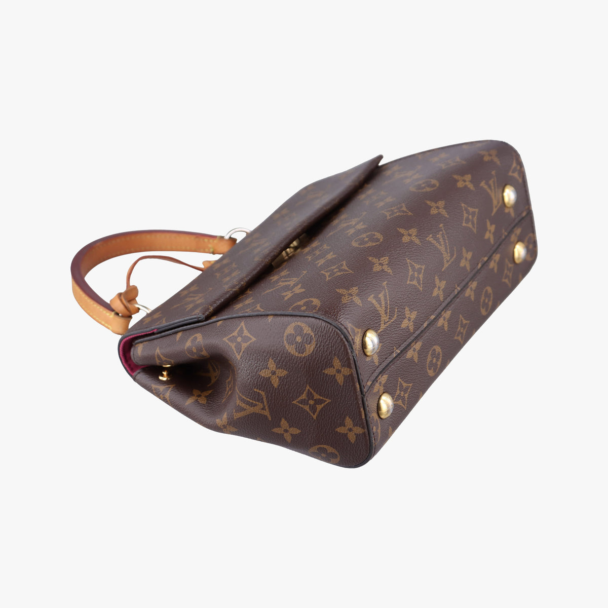 Pre-owned Louis Vuitton Cluny BB Brown Monogram canvas×calf leather M42738 shoulderbag | stylenewstar