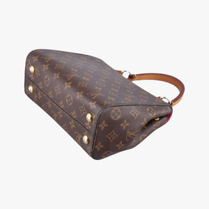 Pre-owned Louis Vuitton Cluny BB Brown Monogram canvas×calf leather M42738 shoulderbag | stylenewstar