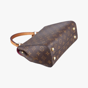 Pre-owned Louis Vuitton Cluny BB Brown Monogram canvas×calf leather M42738 shoulderbag | stylenewstar