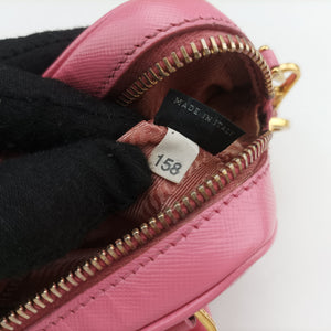 Pre-owned Prada Mini Boston bag Pink SAFFIANO　Leather BL0705 shoulderbag | stylenewstar