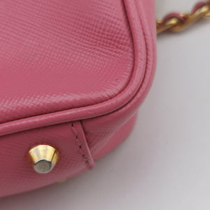 Pre-owned Prada Mini Boston bag Pink SAFFIANO　Leather BL0705 shoulderbag | stylenewstar