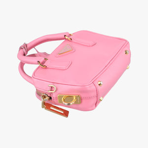 Pre-owned Prada Mini Boston bag Pink SAFFIANO　Leather BL0705 shoulderbag | stylenewstar