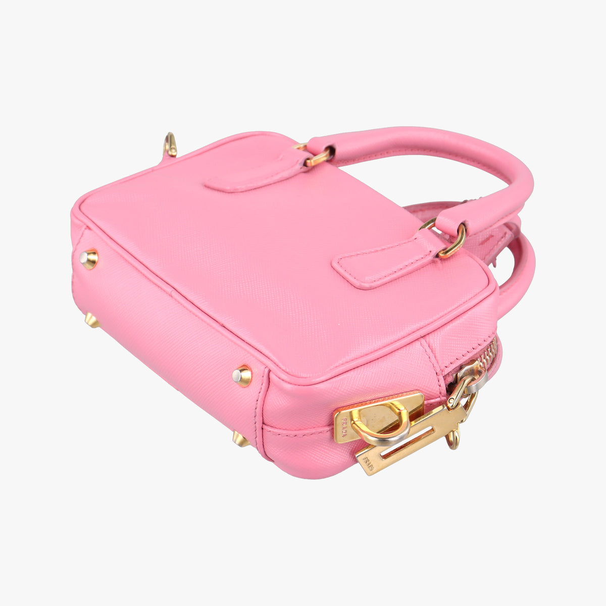 Pre-owned Prada Mini Boston bag Pink SAFFIANO　Leather BL0705 shoulderbag | stylenewstar