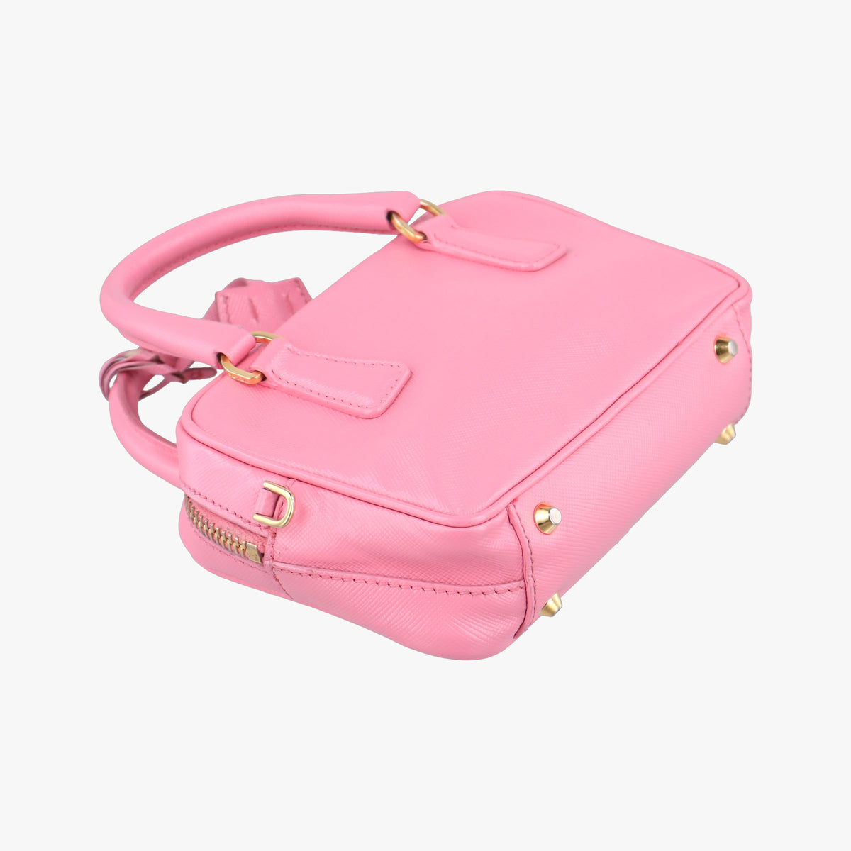Pre-owned Prada Mini Boston bag Pink SAFFIANO　Leather BL0705 shoulderbag | stylenewstar