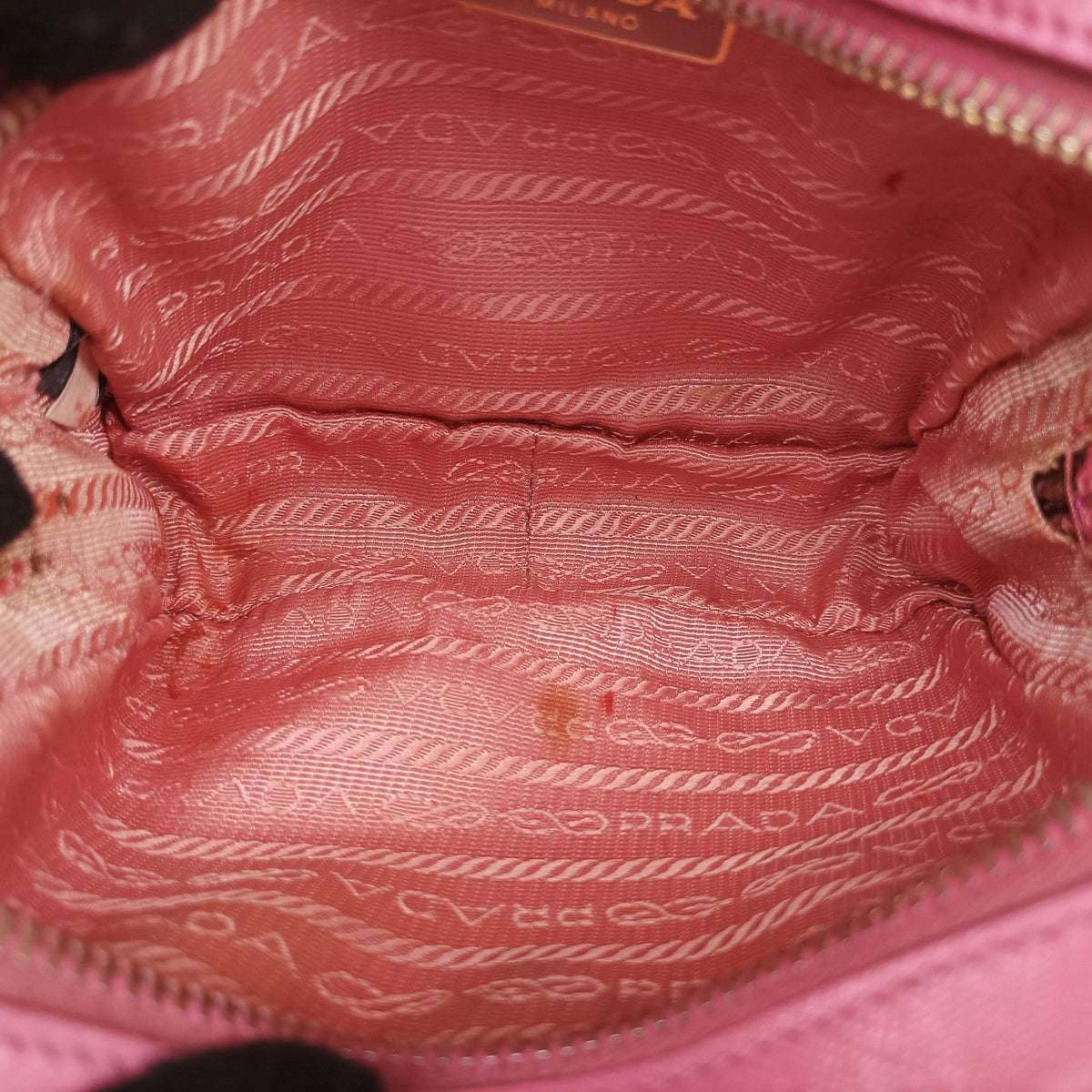 Pre-owned Prada Mini Boston bag Pink SAFFIANO　Leather BL0705 shoulderbag | stylenewstar