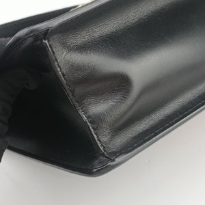 Pre-owned Gucci Sylvie Black Leather 421882 shoulderbag | stylenewstar
