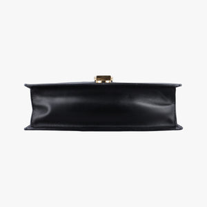 Pre-owned Gucci Sylvie Black Leather 421882 shoulderbag | stylenewstar