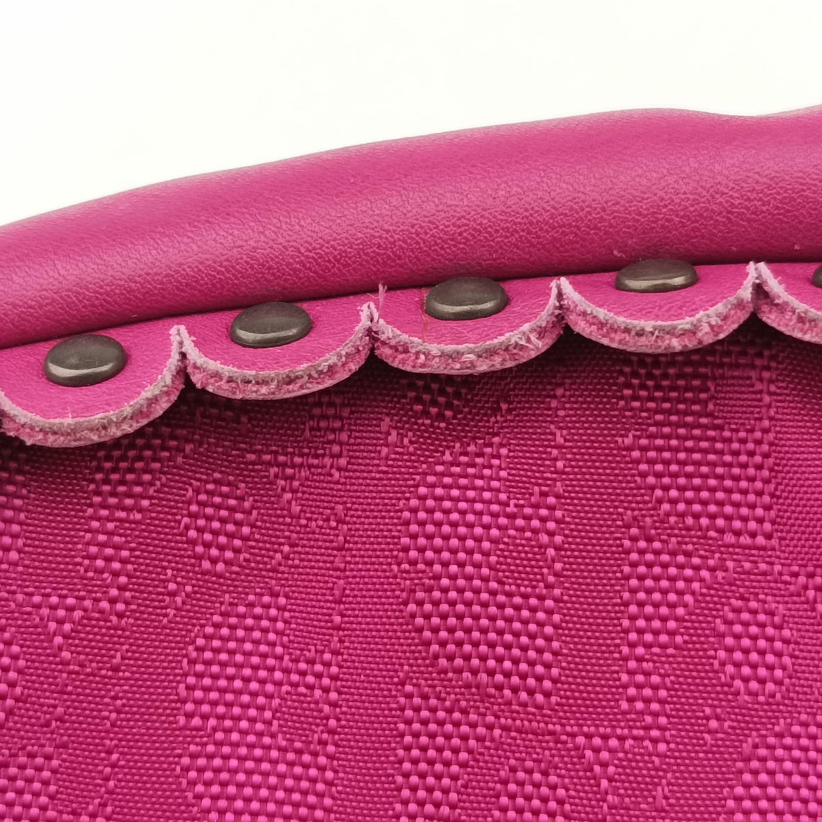 Pre-owned Christian Dior Oblique heart Rose Nylon  handbag | stylenewstar