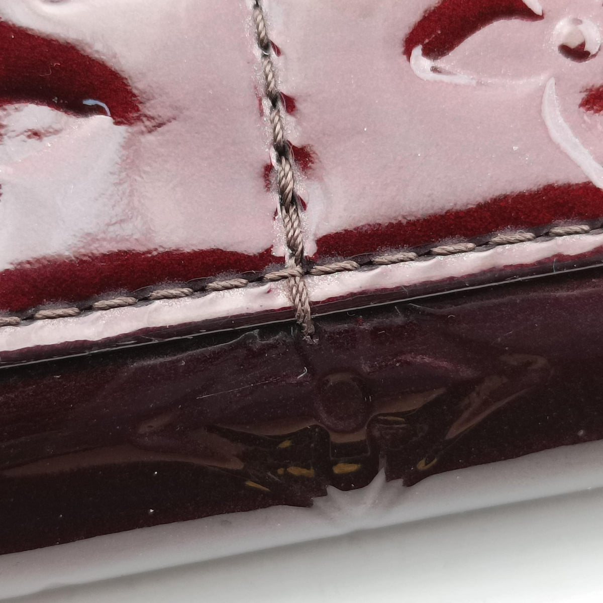 Pre-owned Louis Vuitton Rossmore MM Amarante Vernis M91551 clutchbag | stylenewstar