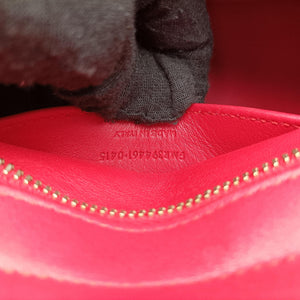 Vintage Yves Saint Laurent BABY CABAS Red Leather 394461 shoulderbag | stylenewstar