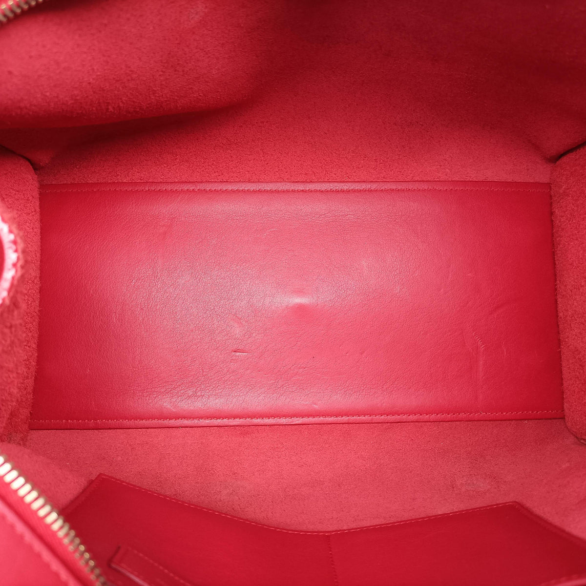 Vintage Yves Saint Laurent BABY CABAS Red Leather 394461 shoulderbag | stylenewstar