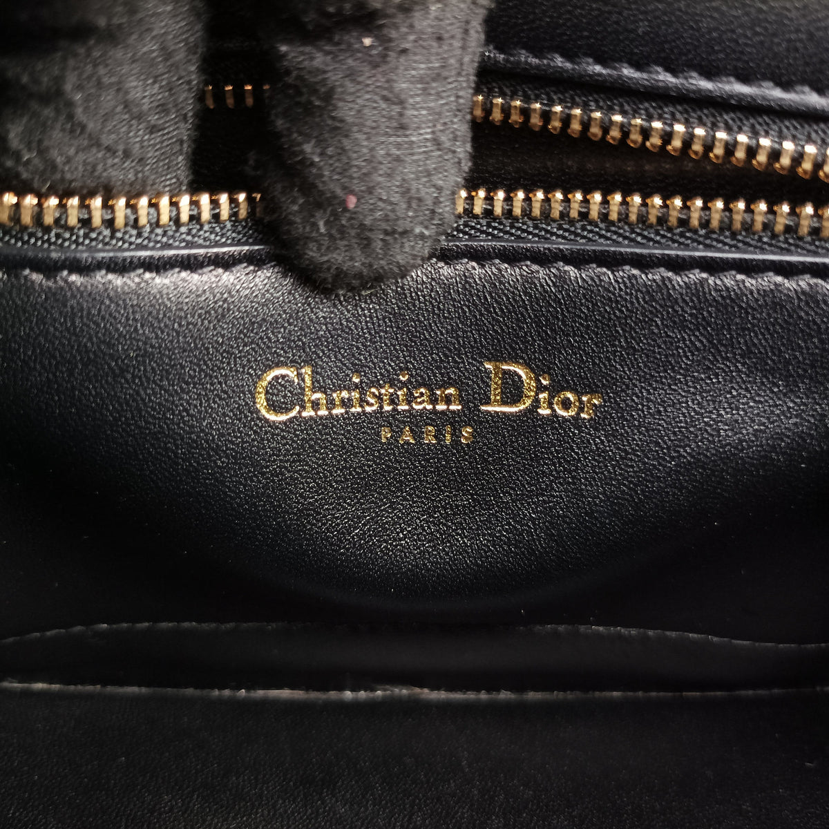 Pre-owned Christian Dior Diorama Black Leather  shoulderbag | stylenewstar