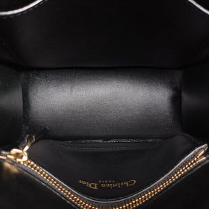 Pre-owned Christian Dior Diorama Black Leather  shoulderbag | stylenewstar