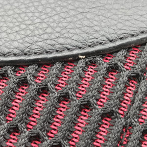 Pre-owned Christian Louboutin Explora funk Black×Red leather  backpack/rucksack | stylenewstar