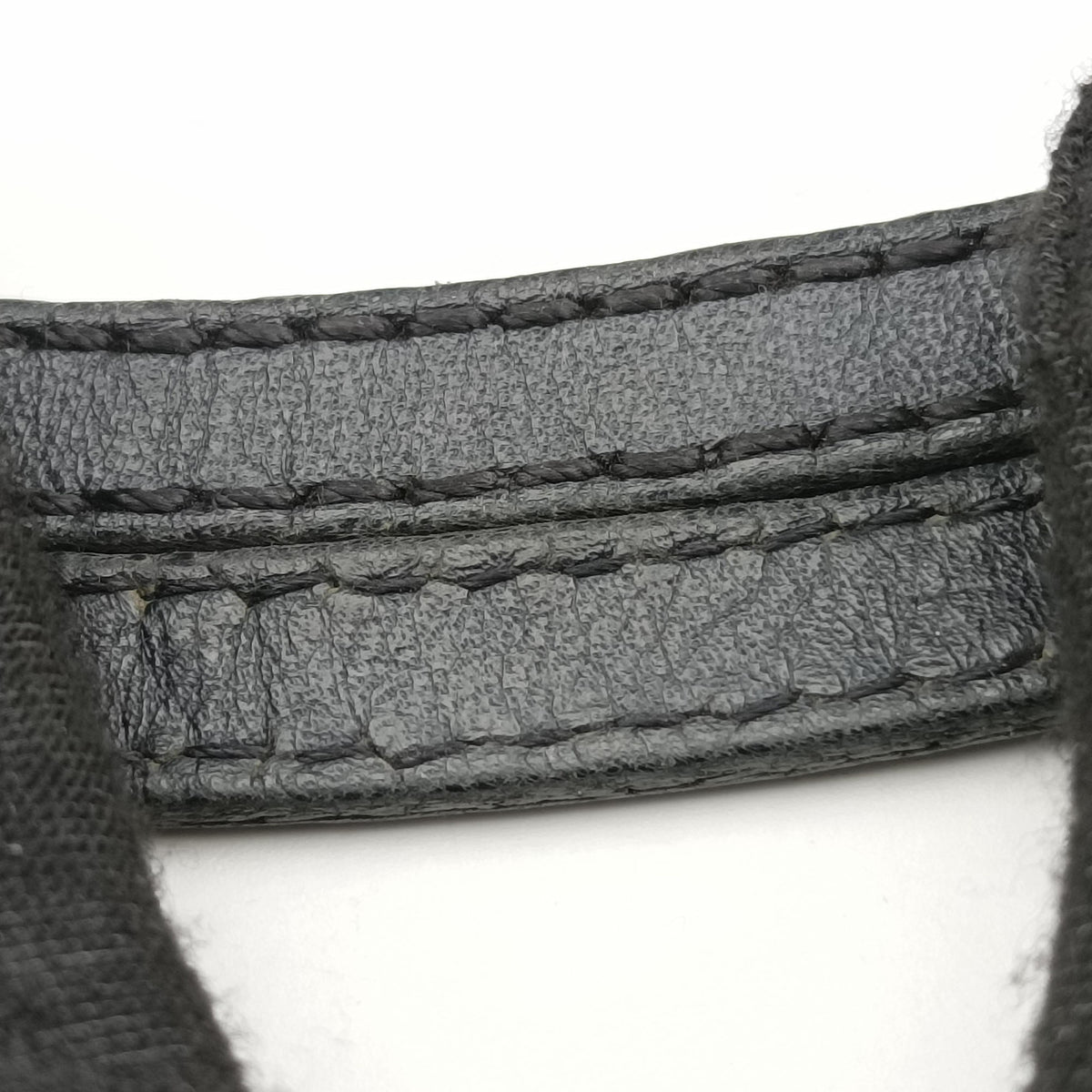 Pre-owned Fendi Zucchino Black Canvas x Leather  handbag | stylenewstar