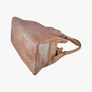 Pre-owned Fendi Etniko Brown Leather 8BN157 handbag | stylenewstar