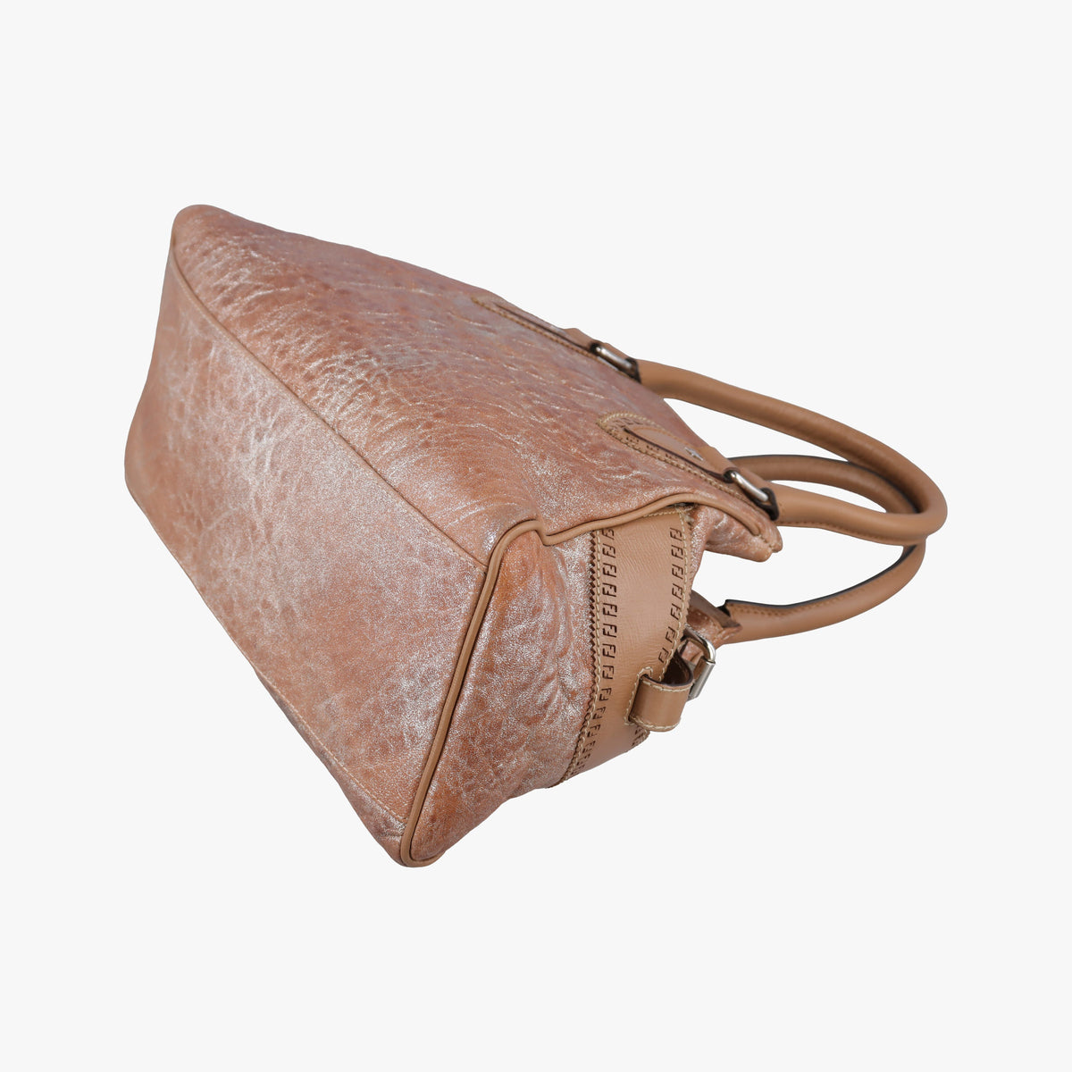 Pre-owned Fendi Etniko Brown Leather 8BN157 handbag | stylenewstar