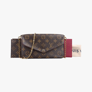 Secondhand Louis Vuitton Pochette Felicie Brown Monogram Canvas M61276 shoulderbag | stylenewstar