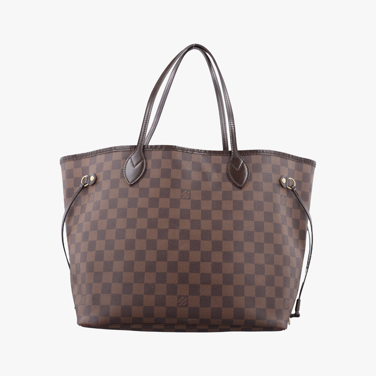 Secondhand Louis Vuitton NEVERFULL MM EBENE Damier Canvas N51105 handbag | stylenewstar
