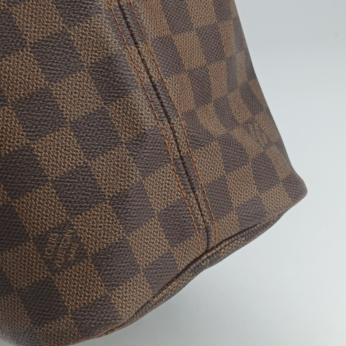 Secondhand Louis Vuitton NEVERFULL MM EBENE Damier Canvas N51105 handbag | stylenewstar