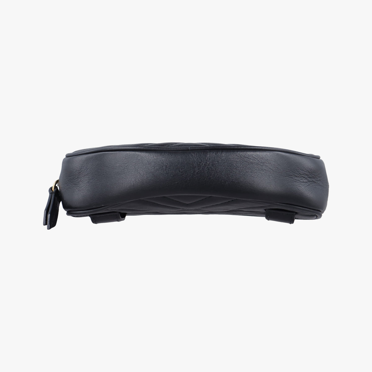 Vintage Gucci GG Marmont Black Leather 476434 bum bag/waist bag | stylenewstar