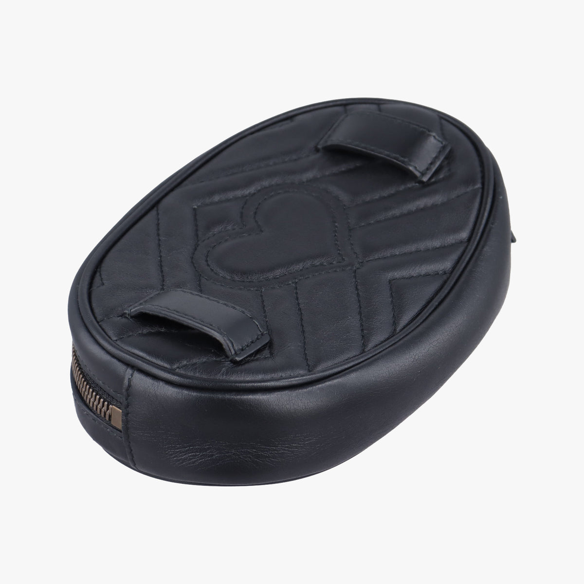 Vintage Gucci GG Marmont Black Leather 476434 bum bag/waist bag | stylenewstar