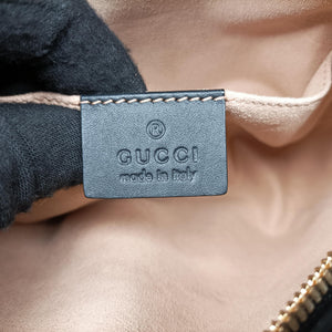 Pre-owned Gucci Ophidia Black Suede 517076 shoulderbag | stylenewstar