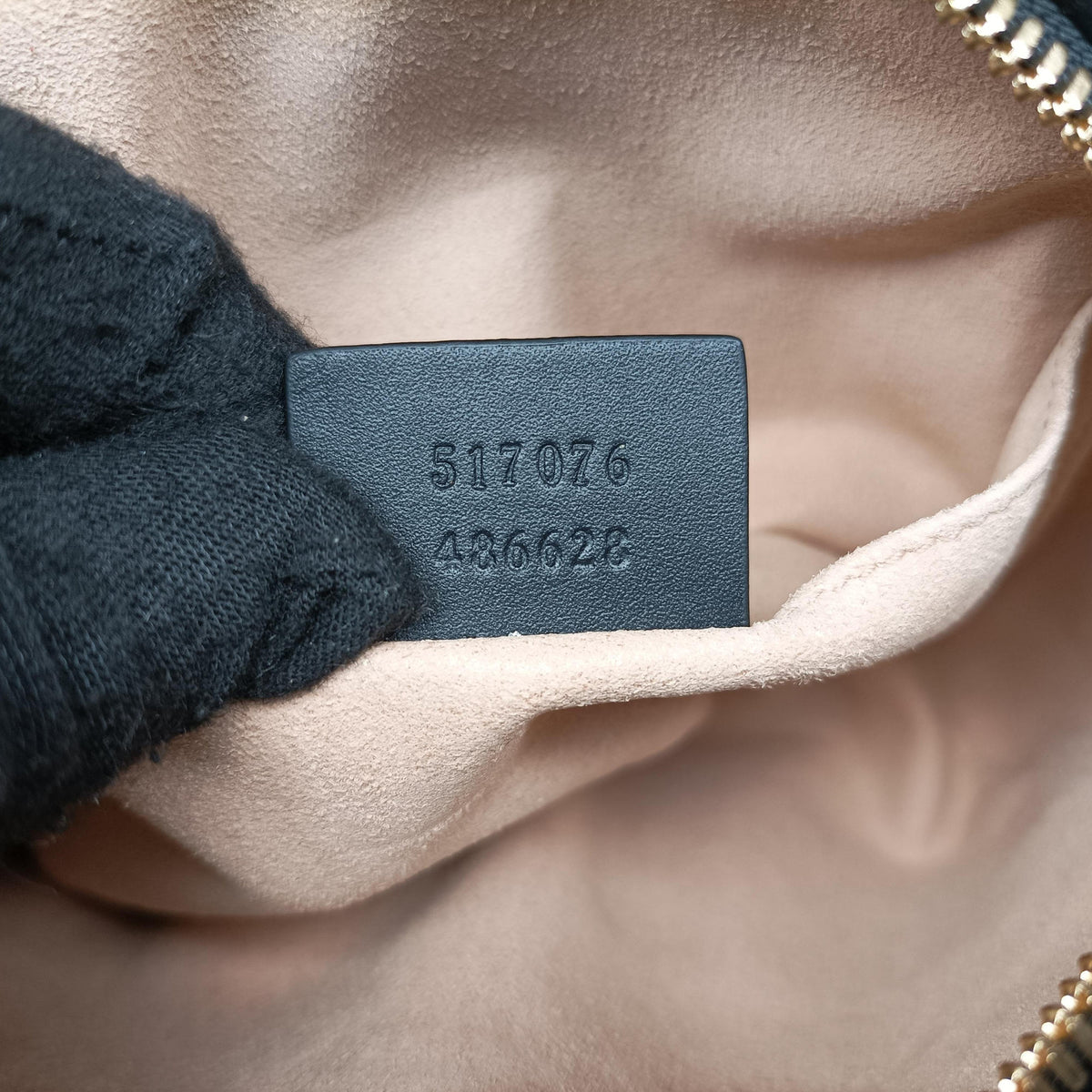 Pre-owned Gucci Ophidia Black Suede 517076 shoulderbag | stylenewstar