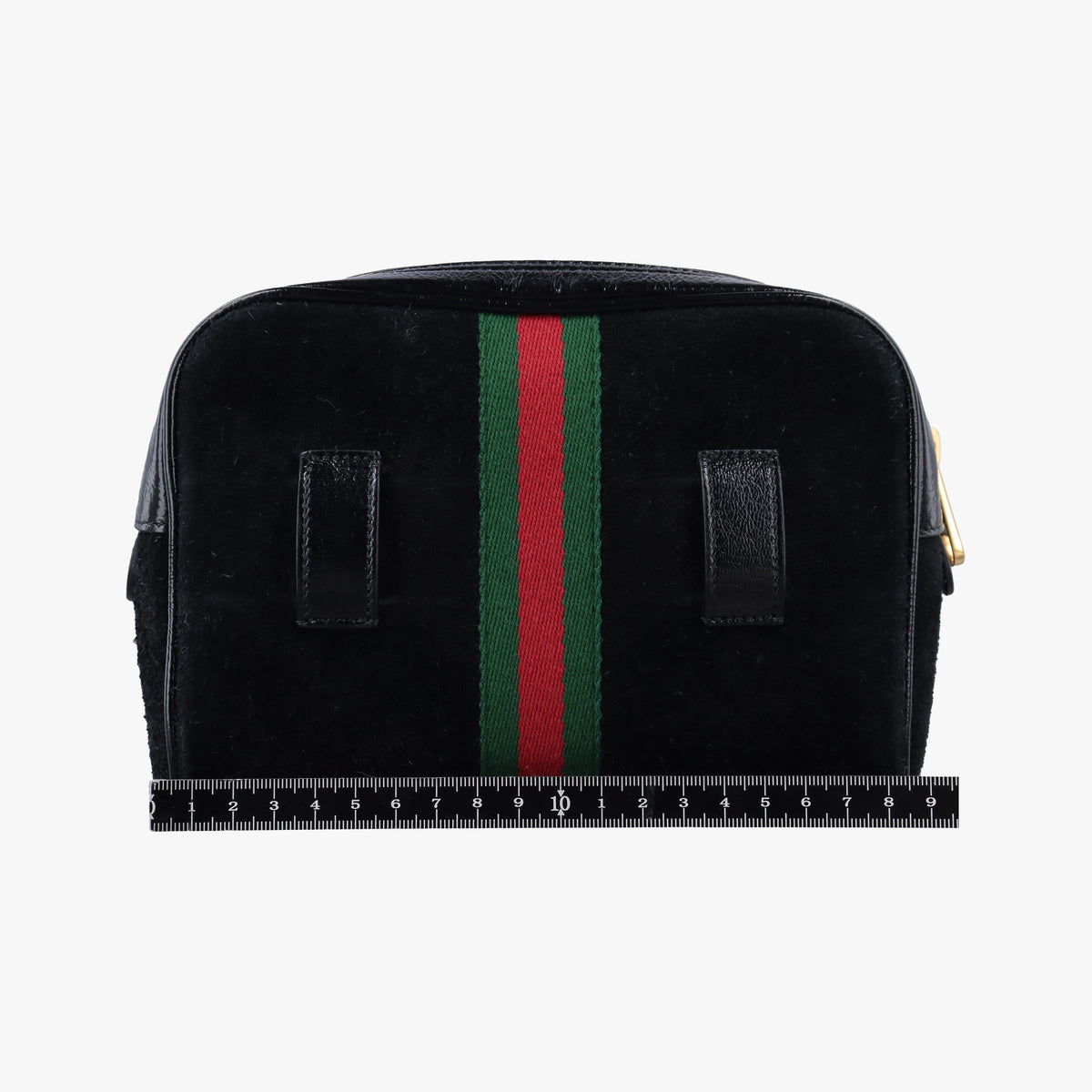 Pre-owned Gucci Ophidia Black Suede 517076 shoulderbag | stylenewstar