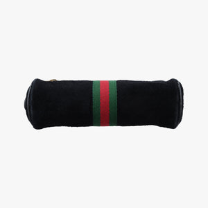 Pre-owned Gucci Ophidia Black Suede 517076 shoulderbag | stylenewstar