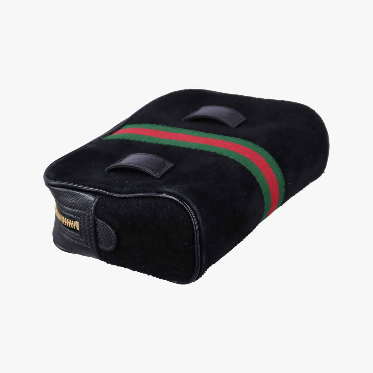 Pre-owned Gucci Ophidia Black Suede 517076 shoulderbag | stylenewstar
