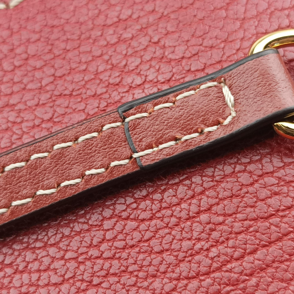 Pre-owned Chloe Aby Pink x Red Leather  shoulderbag | stylenewstar