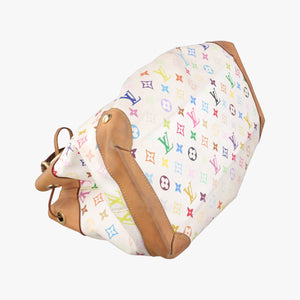 Secondhand Louis Vuitton URSULA white Monogram Multicolor M40123 handbag | stylenewstar