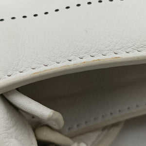 Pre-owned Balenciaga Giant City White lambskin  shoulderbag | stylenewstar