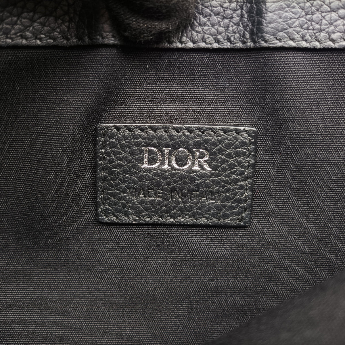 Pre-owned Christian Dior Saddle Black Jacquard  bum bag/waist bag | stylenewstar