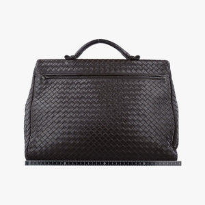 Vintage Bottega Veneta Intrecciato Brown lambskin  handbag | stylenewstar