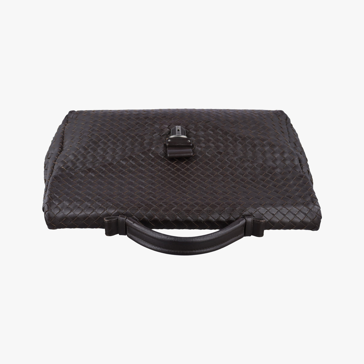 Vintage Bottega Veneta Intrecciato Brown lambskin  handbag | stylenewstar