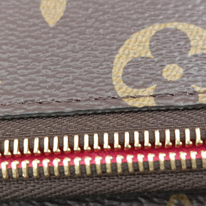 Pre-owned Louis Vuitton Pochette Weekend brown×Fuchsia Pink Monogram Canvas M62456 shoulderbag | stylenewstar