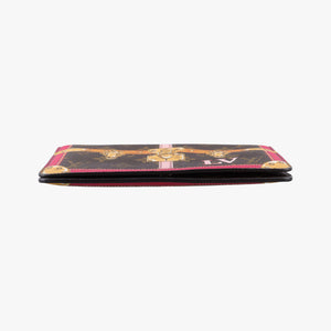 Pre-owned Louis Vuitton Pochette Weekend brown×Fuchsia Pink Monogram Canvas M62456 shoulderbag | stylenewstar