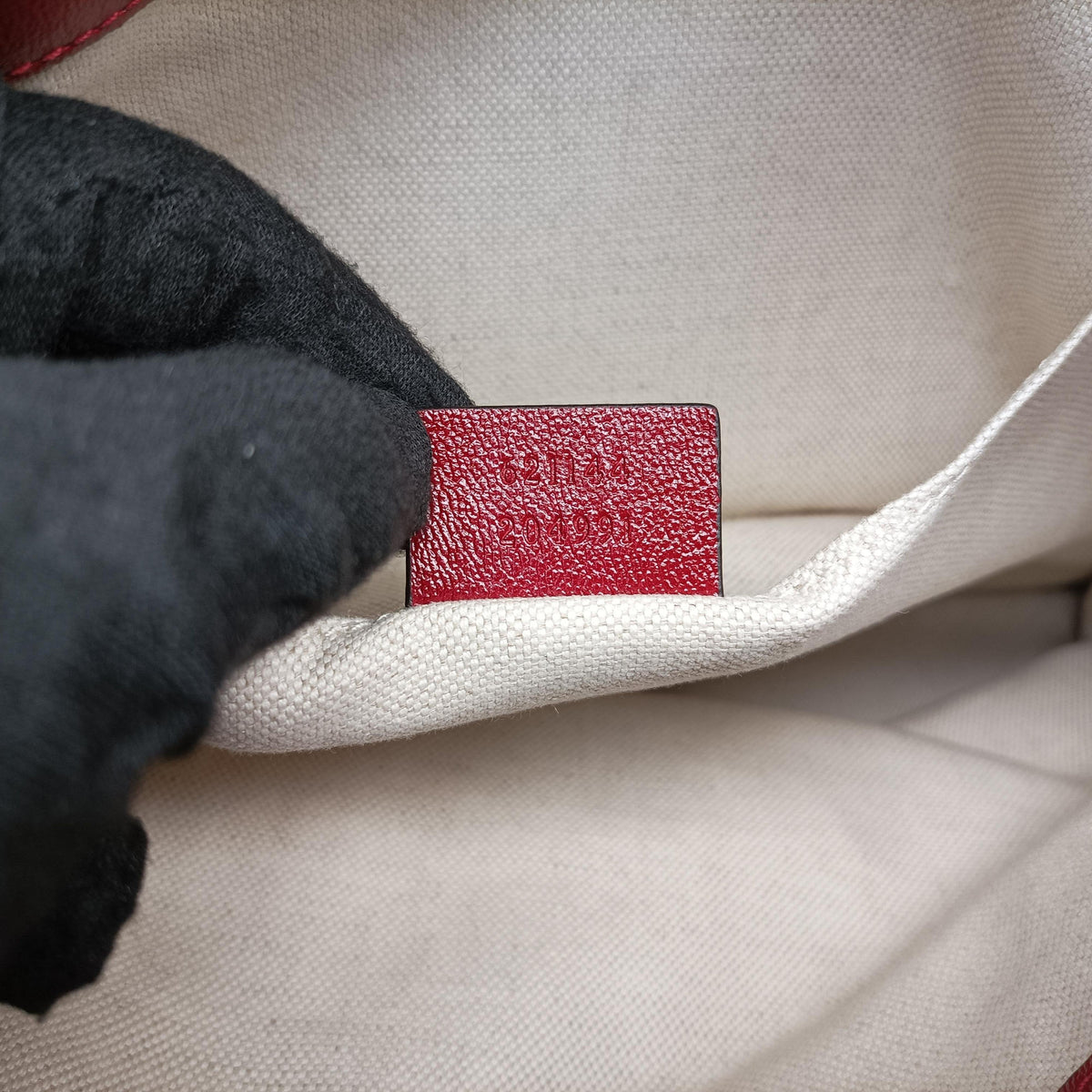 Pre-owned Gucci HORSEBIT 1955 Red Leather 621144 shoulderbag | stylenewstar