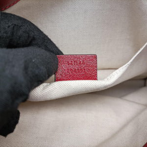 Pre-owned Gucci HORSEBIT 1955 Red Leather 621144 shoulderbag | stylenewstar