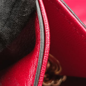 Pre-owned Gucci HORSEBIT 1955 Red Leather 621144 shoulderbag | stylenewstar