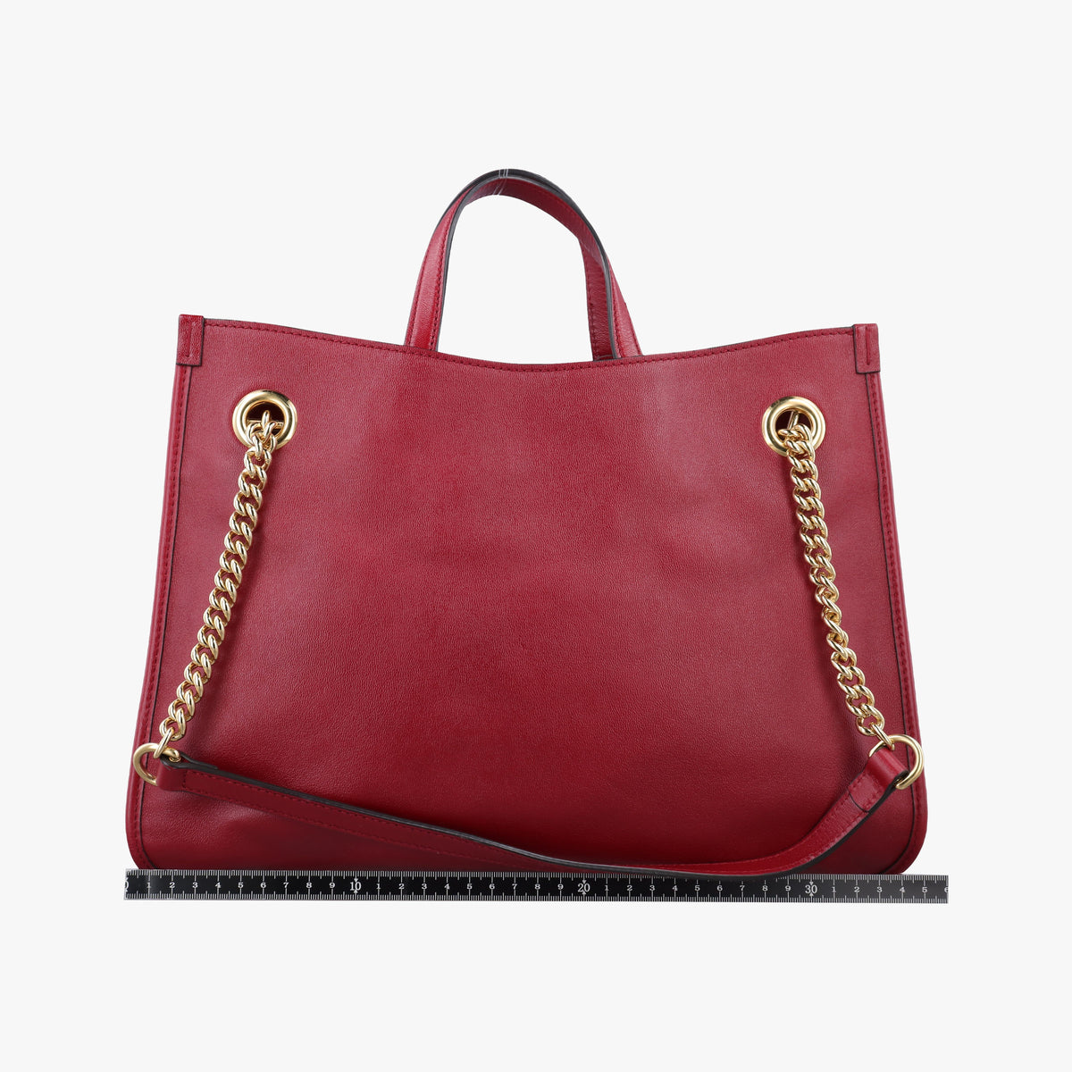 Pre-owned Gucci HORSEBIT 1955 Red Leather 621144 shoulderbag | stylenewstar