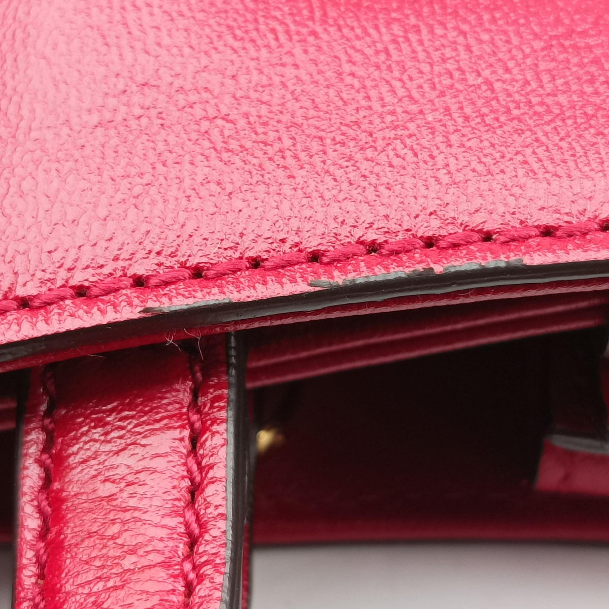 Pre-owned Gucci HORSEBIT 1955 Red Leather 621144 shoulderbag | stylenewstar