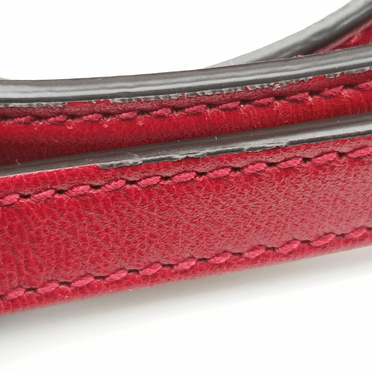 Pre-owned Gucci HORSEBIT 1955 Red Leather 621144 shoulderbag | stylenewstar